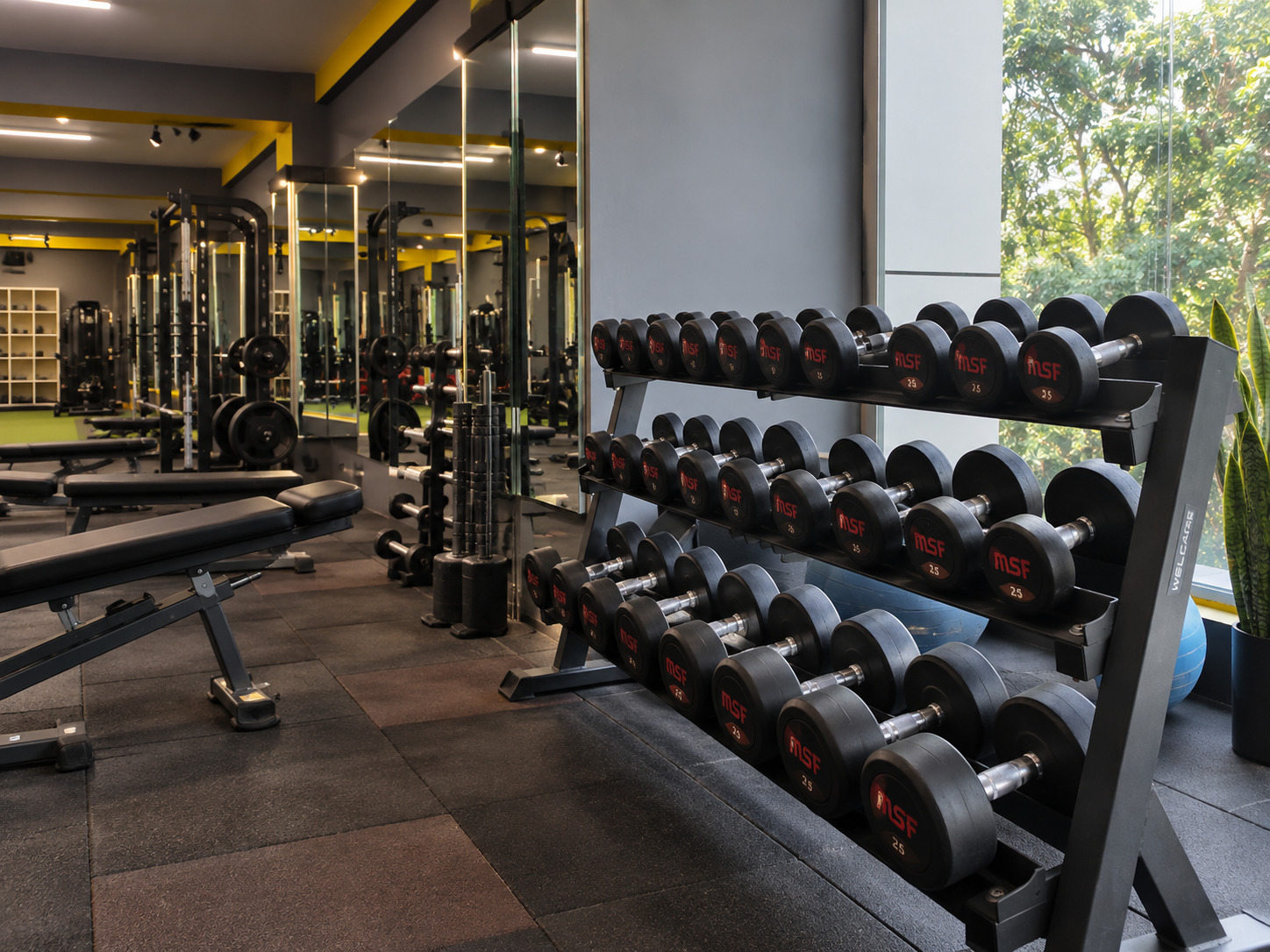 GX Studio workout area at Century Fitness India in Mysuru